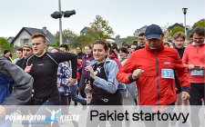 pakiet startowy na zawodach Półmaraton Kielce